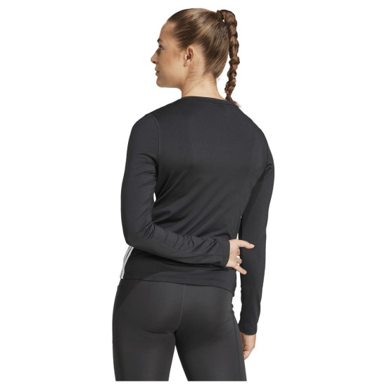Adidas Γυναικεία μακρυμάνικη μπλούζα Essentials Long Sleeve 3-Stripes Workout Tee Adidas Γυναικεία μακρυμάνικη μπλούζα Essentials Long Sleeve 3-Stripes Workout Tee